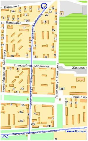 схема проезда